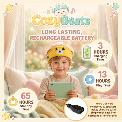 Diadema Bluetooth CozyBeats™ Headband Pro